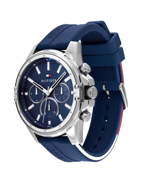 Tommy Hilfiger Men's Watch 1791791 blue silicone strap