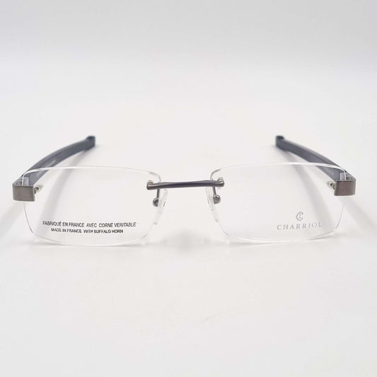 Lunettes de vue: CHARRIOL PC7338A Percé Silver/Noir