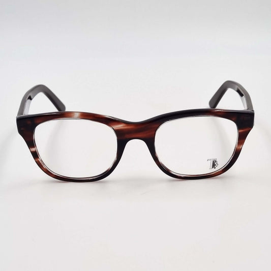 Lunettes de vue: TOD'S TO 5065 Marron griffé