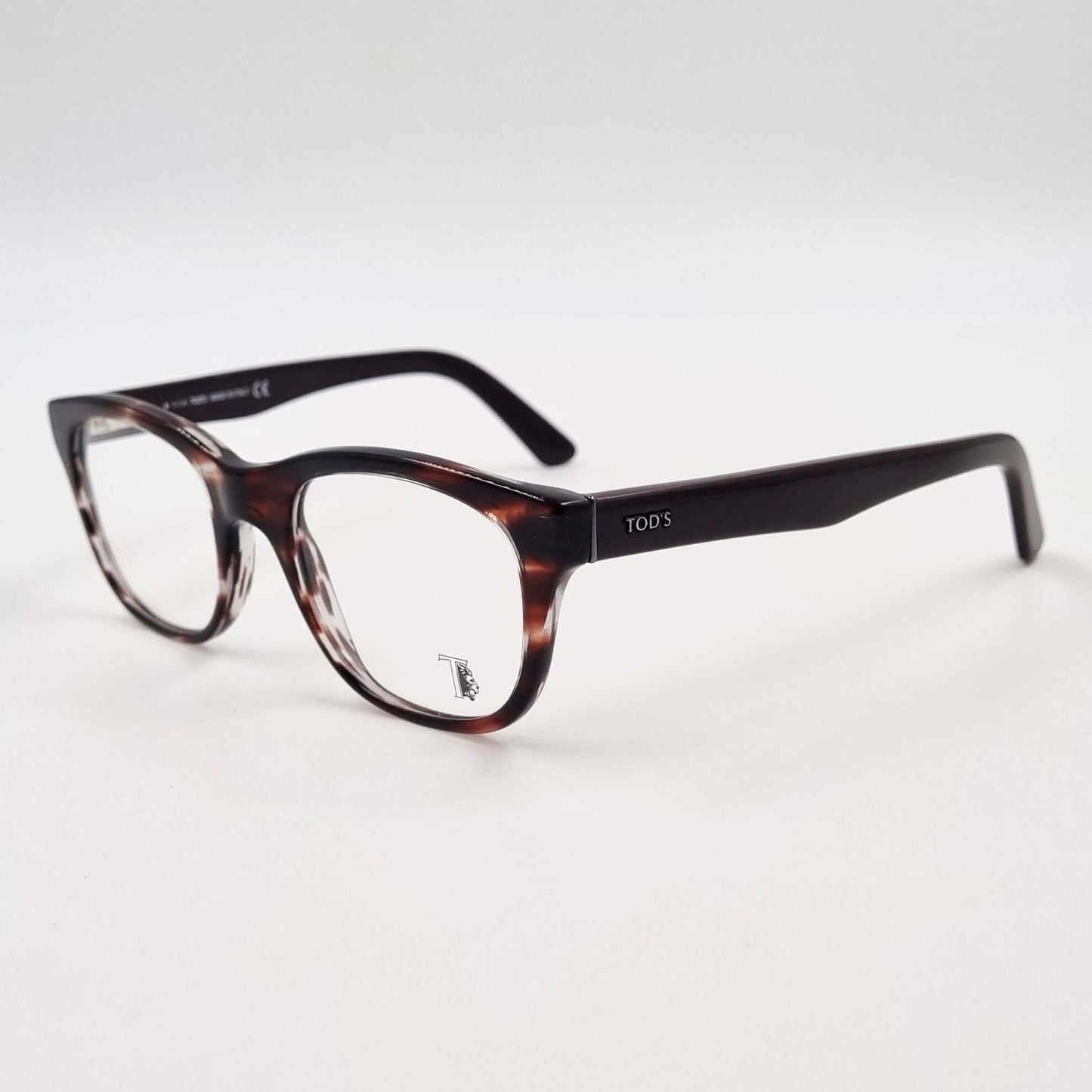 Lunettes de vue: TOD'S TO 5065 Marron griffé