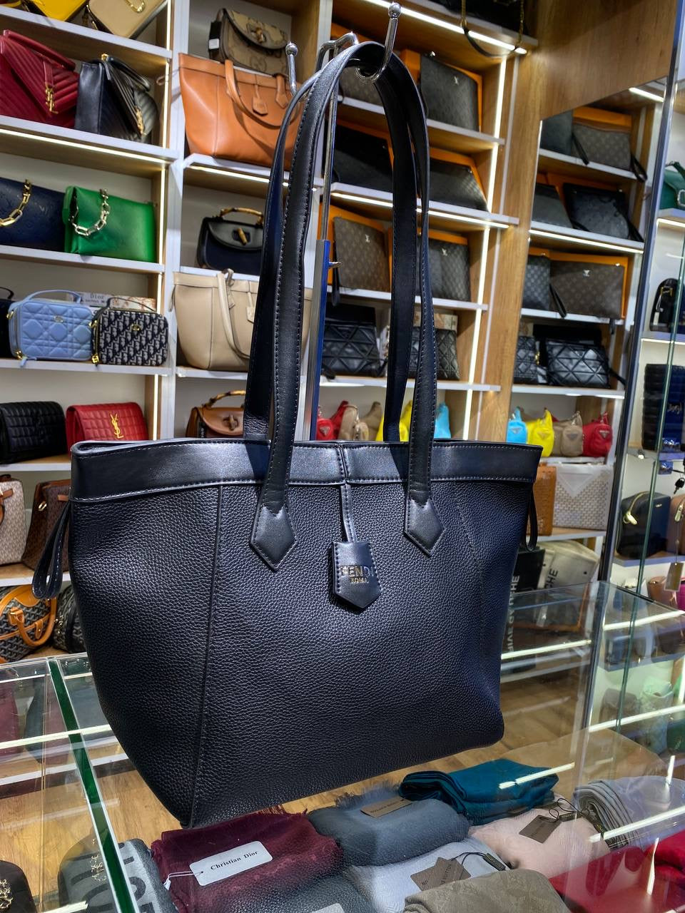 Sac Fendi Origami sac transformable en noir