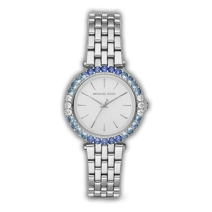 Montre Femme Darci Ombré Pavé Argenté MK-LX4516