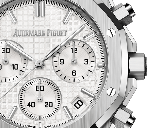 ROYAL OAK CHRONOGRAPHE-GRIS/BLANC