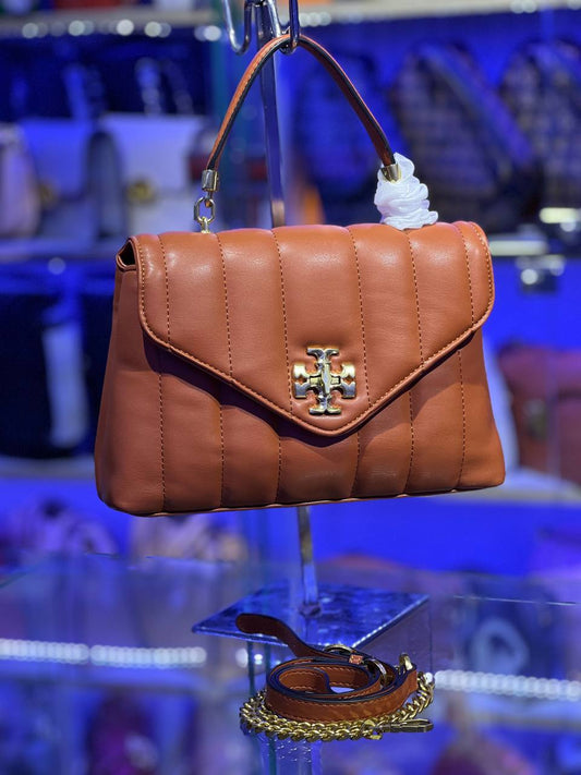 Tory Burch Kira petit cartable Marron