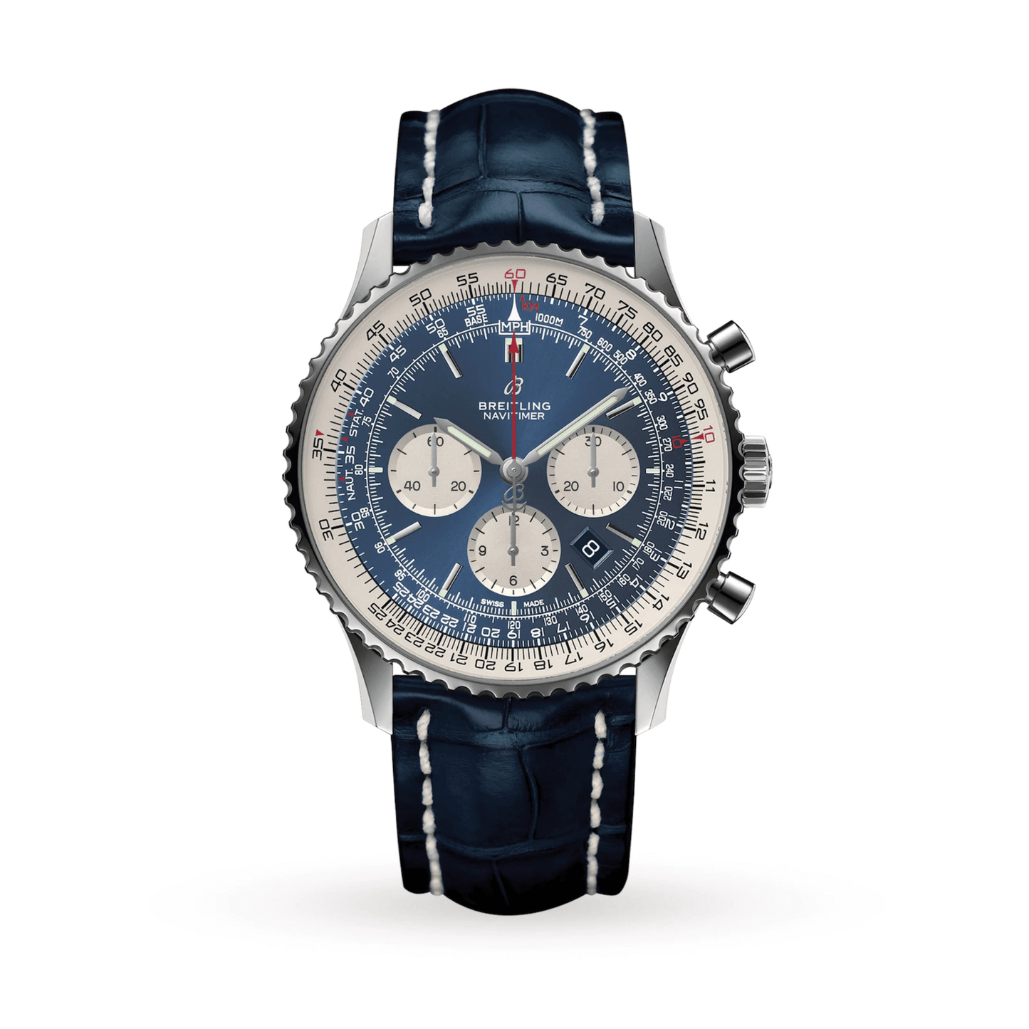 Breitling Navitimer Blue Leather