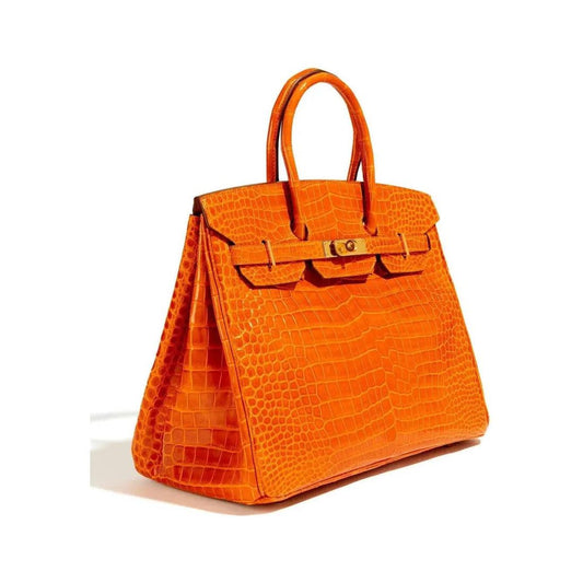 BIRKIN 35 HERMES CROCO ORANGE