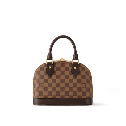 SAC À MAIN ALMA BB DAMIER EN VRAI CUIR