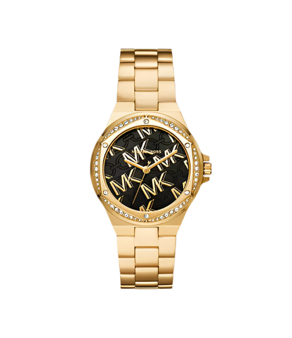 Montre Lennox de Michael Kors à trois aiguilles en acier inoxydable, doré