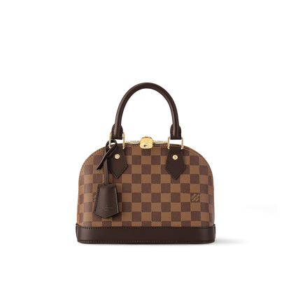 SAC À MAIN ALMA BB DAMIER EN VRAI CUIR