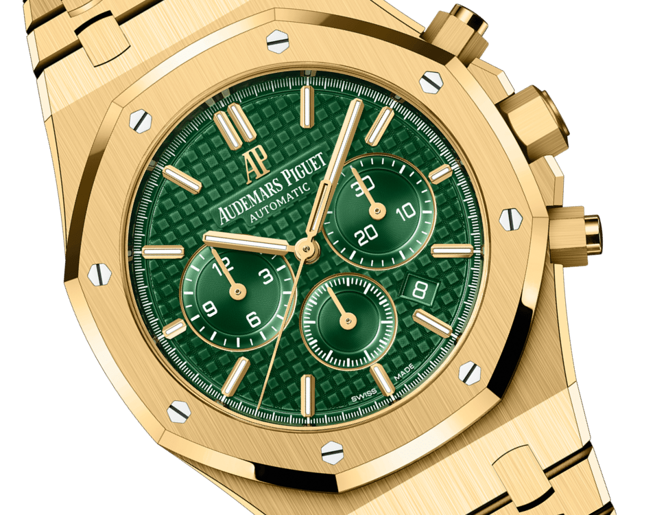 ROYAL OAK CHRONOGRAPHE-JAUNE/VERT