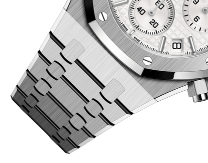 ROYAL OAK CHRONOGRAPHE-GRIS/BLANC