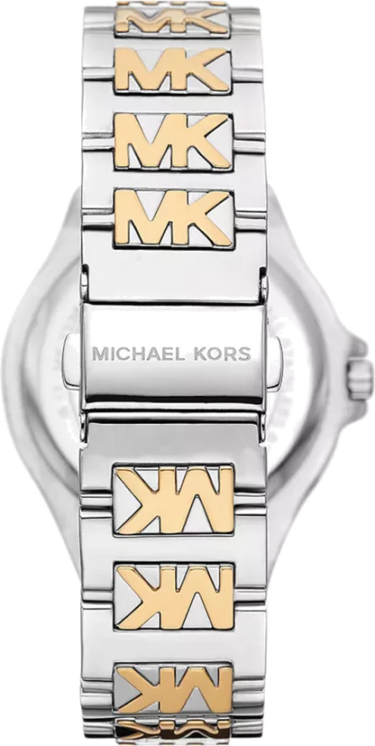 Montre femme Michael Kors Lennox MK7338 bracelet bicolore gravé MK