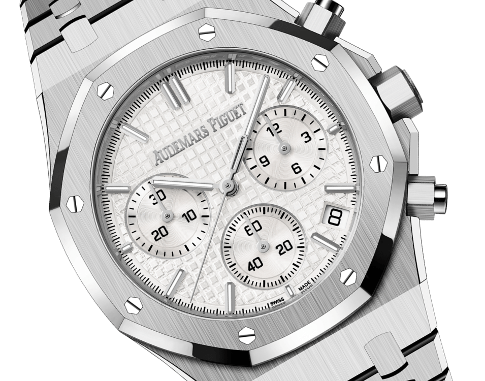 ROYAL OAK CHRONOGRAPHE-GRIS/BLANC