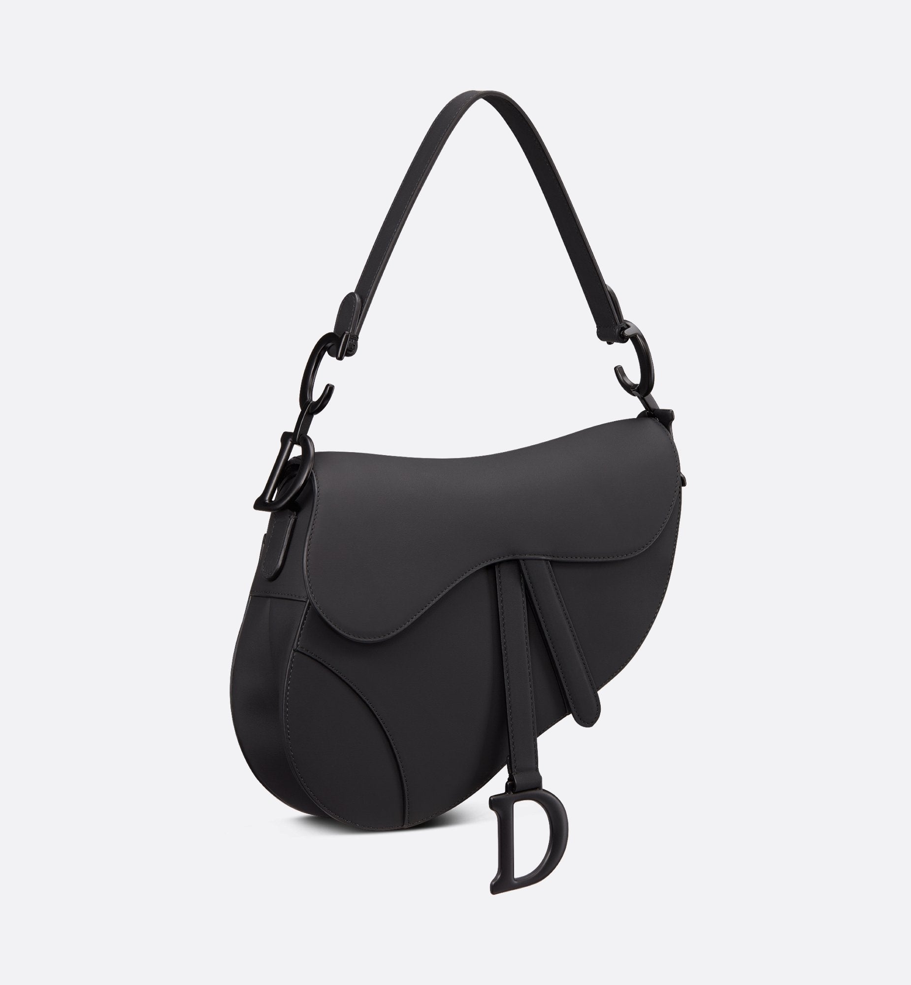 Sacoche Dior de selle avec sangle noir