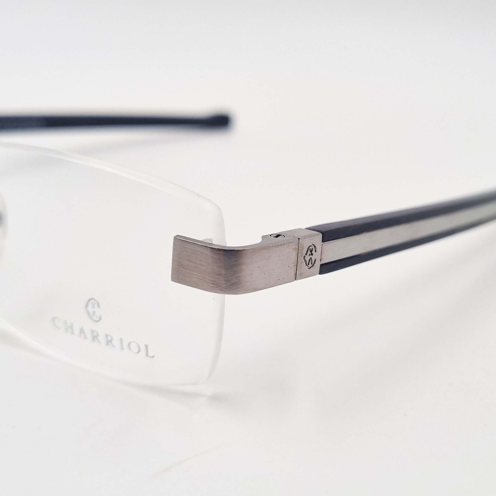 Lunettes de vue: CHARRIOL PC7338A Percé Silver/Noir