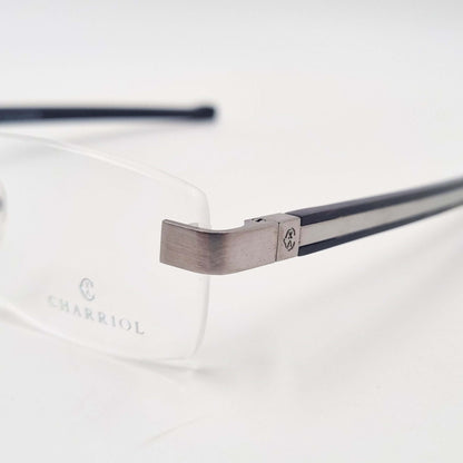 Lunettes de vue: CHARRIOL PC7338A Percé Silver/Noir