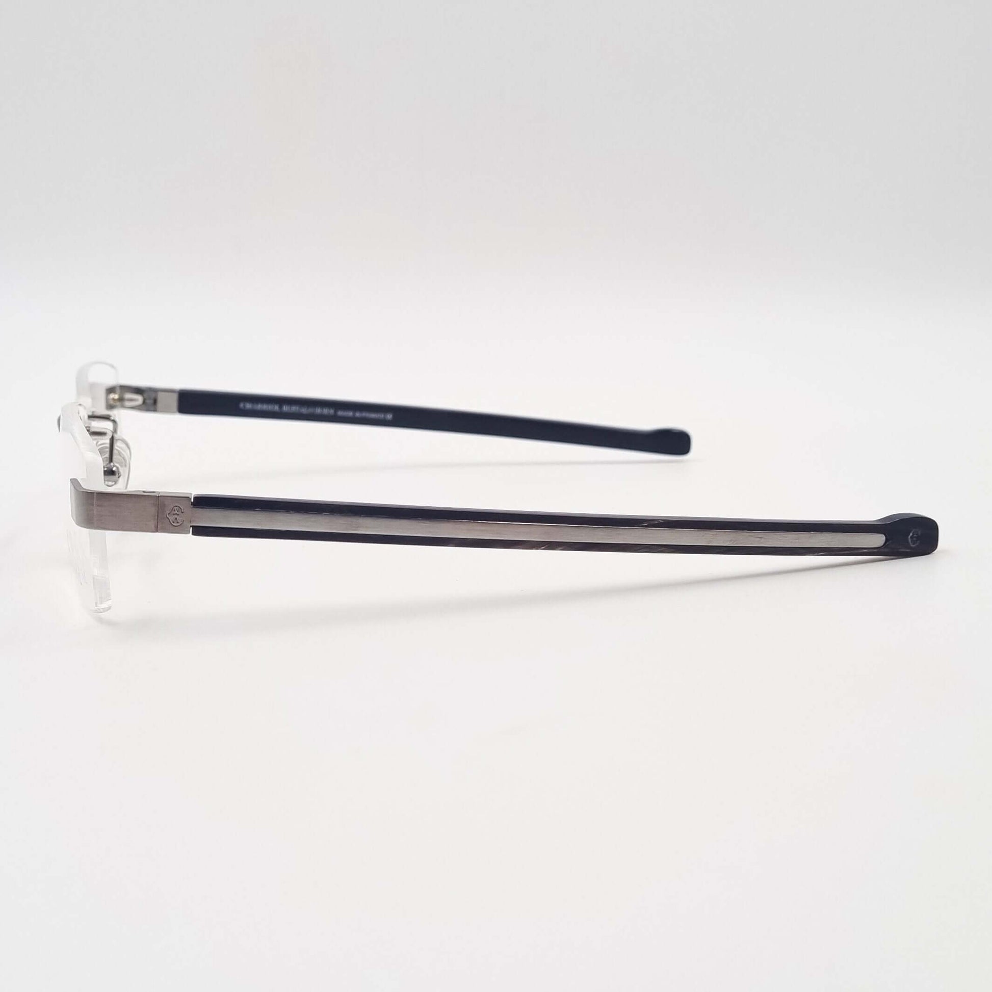 Lunettes de vue: CHARRIOL PC7338A Percé Silver/Noir