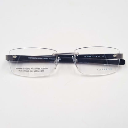 Lunettes de vue: CHARRIOL PC7338A Percé Silver/Noir