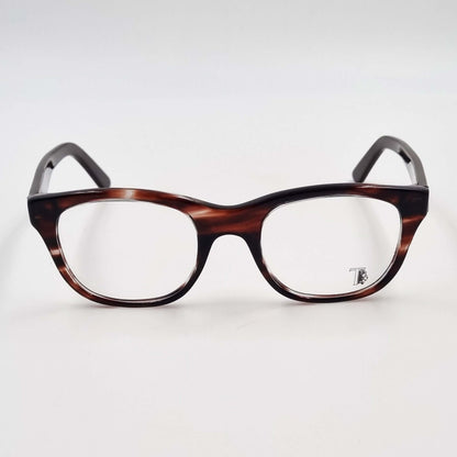 Lunettes de vue: TOD'S TO 5065 Marron griffé