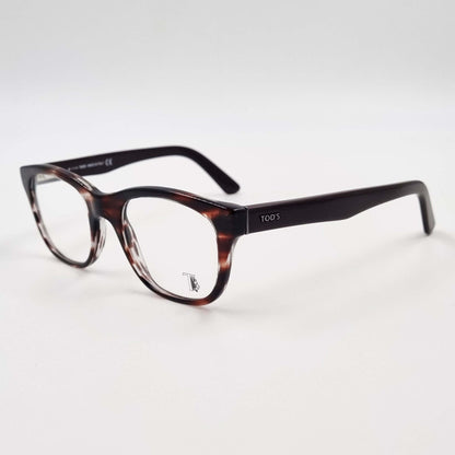 Lunettes de vue: TOD'S TO 5065 Marron griffé