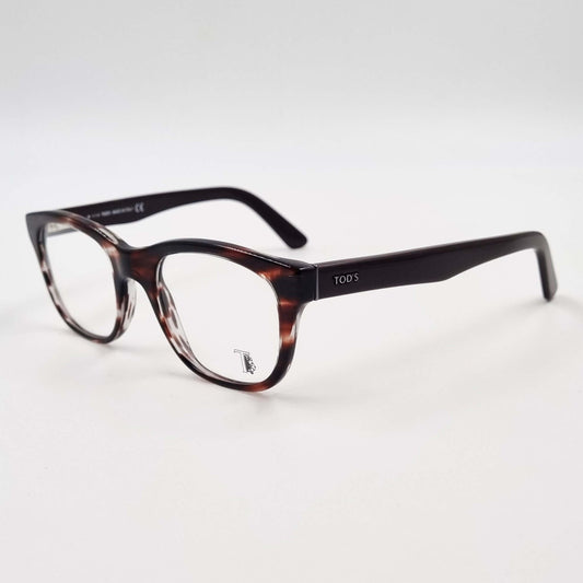 Lunettes de vue: TOD'S TO 5065 Marron griffé
