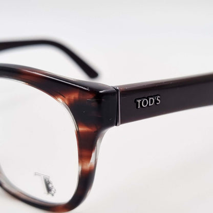 Lunettes de vue: TOD'S TO 5065 Marron griffé
