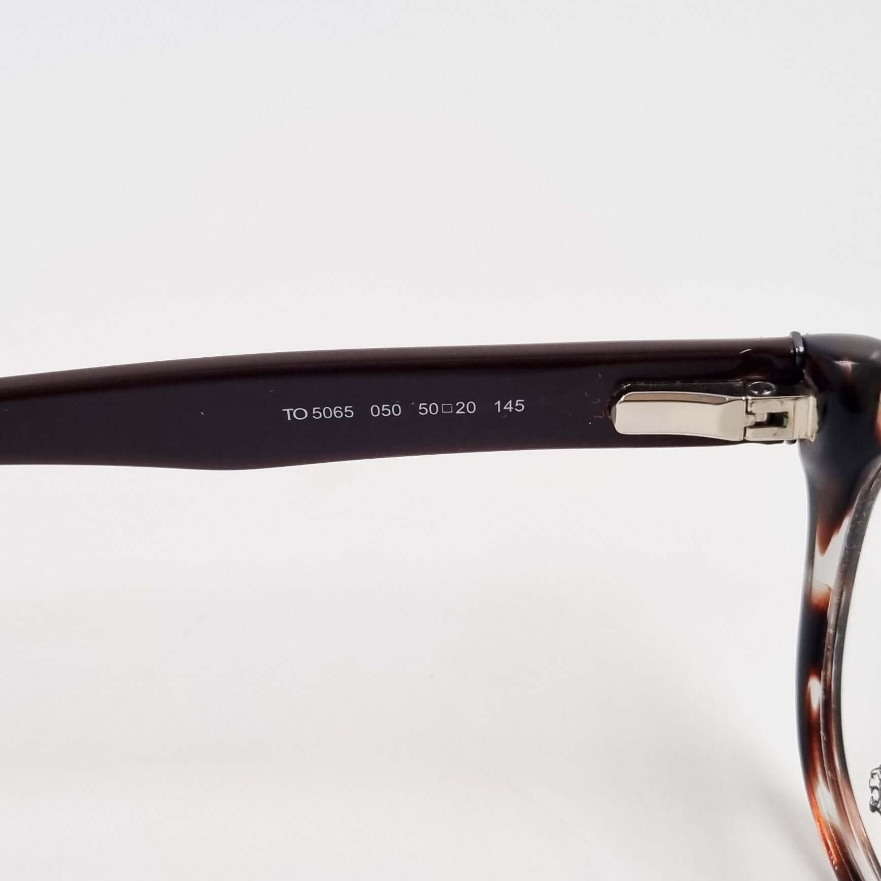Lunettes de vue: TOD'S TO 5065 Marron griffé