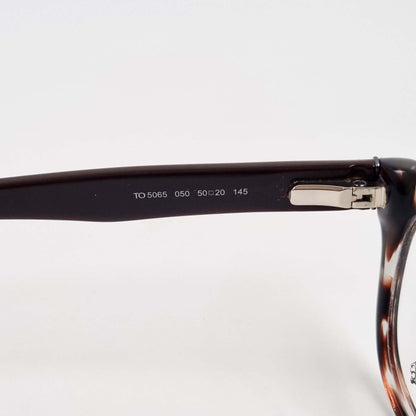 Lunettes de vue: TOD'S TO 5065 Marron griffé