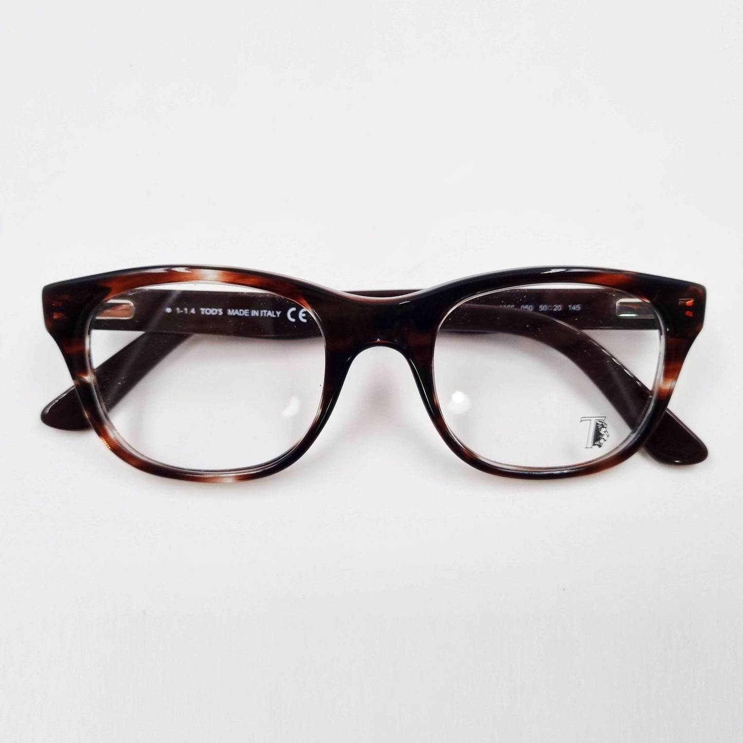 Lunettes de vue: TOD'S TO 5065 Marron griffé