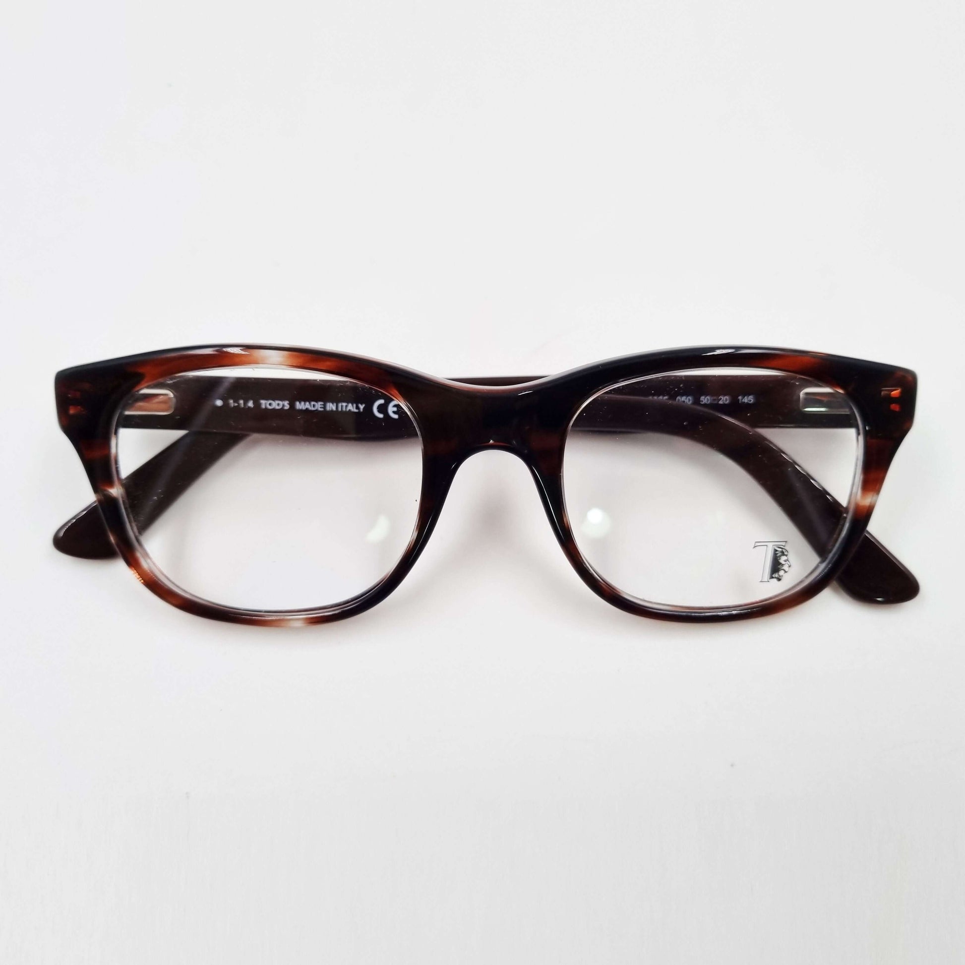 Lunettes de vue: TOD'S TO 5065 Marron griffé