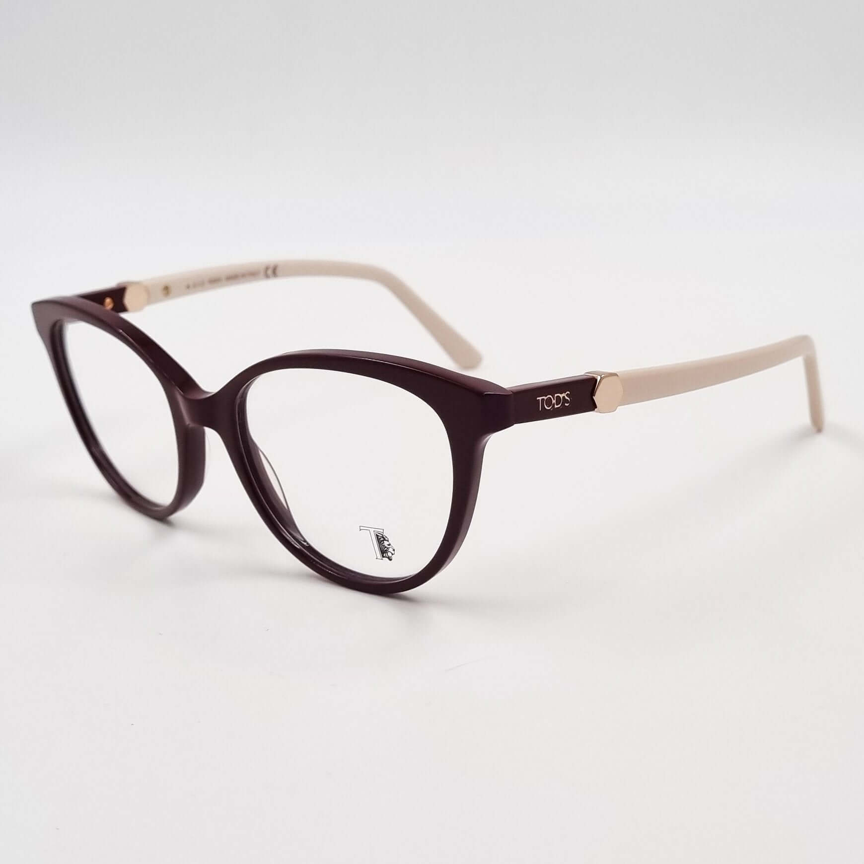 Lunettes de vue: TOD'S TO 5144 Bordeau/Blanc
