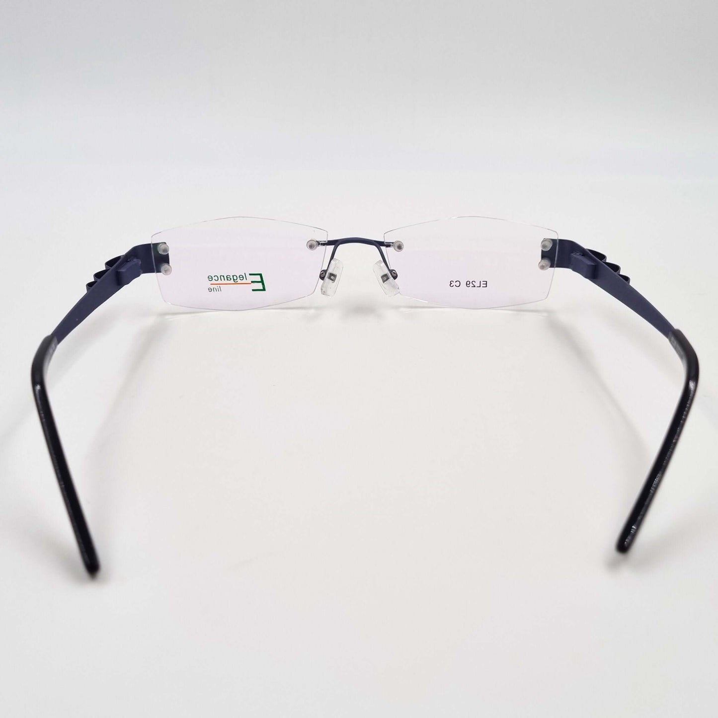 Lunettes de vue: Elegance EL29 Percé Bordeau/Bleu