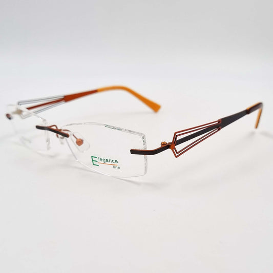 Lunettes de vue: Elegance EL31 Percé Bronze/Orange