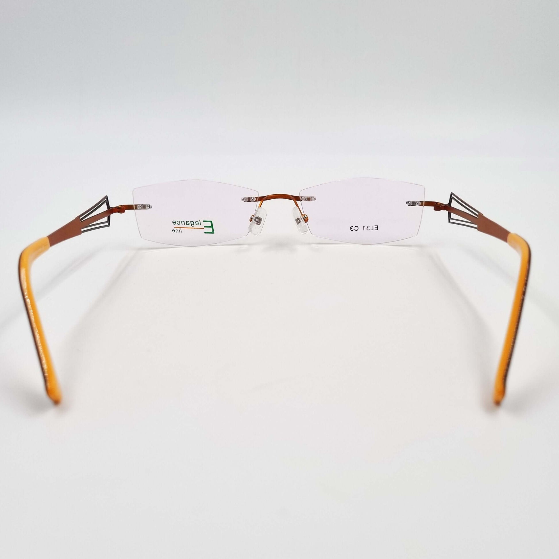 Lunettes de vue: Elegance EL31 Percé Bronze/Orange