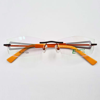 Lunettes de vue: Elegance EL31 Percé Bronze/Orange