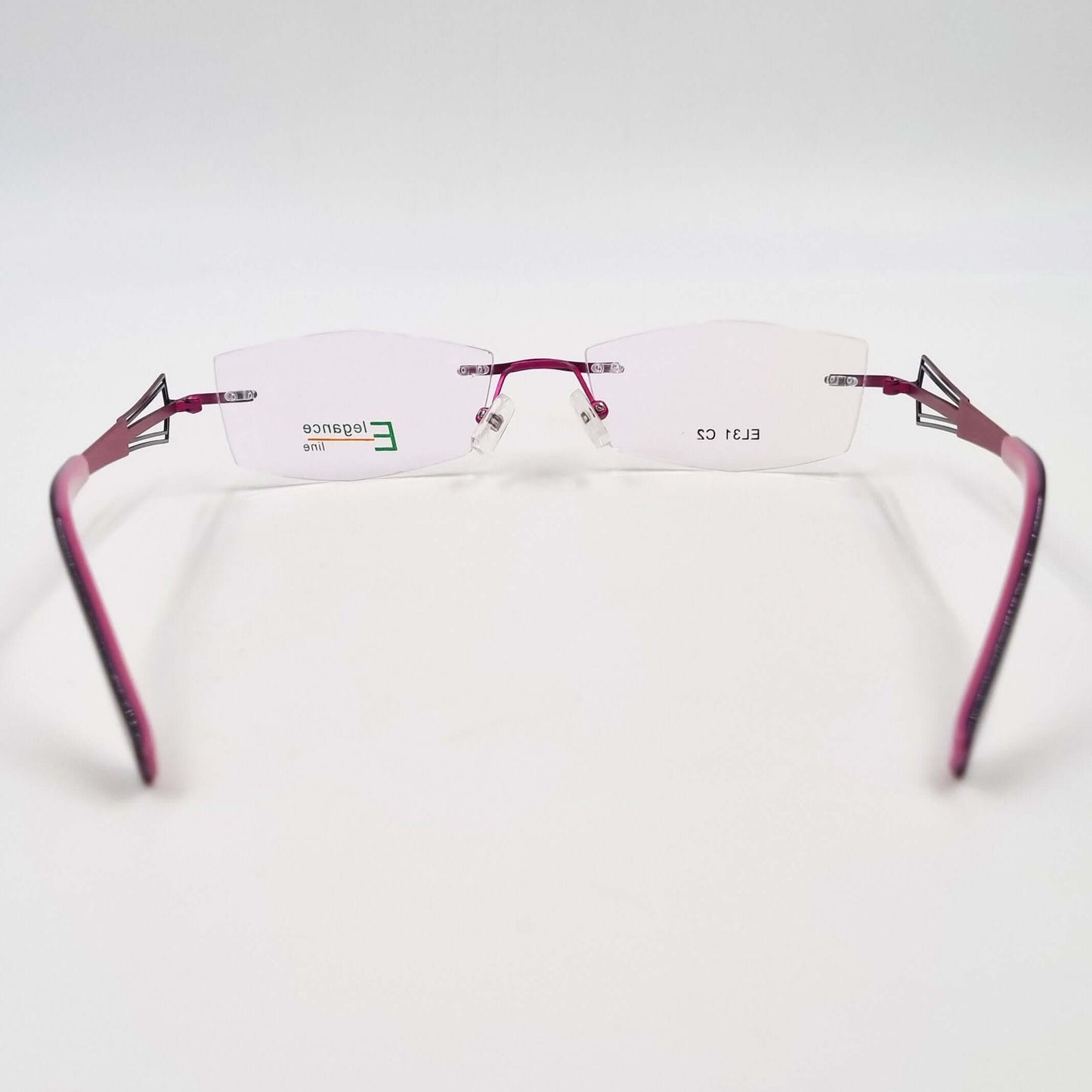 Lunettes de vue: Elegance EL31 Percé Noir/Rose
