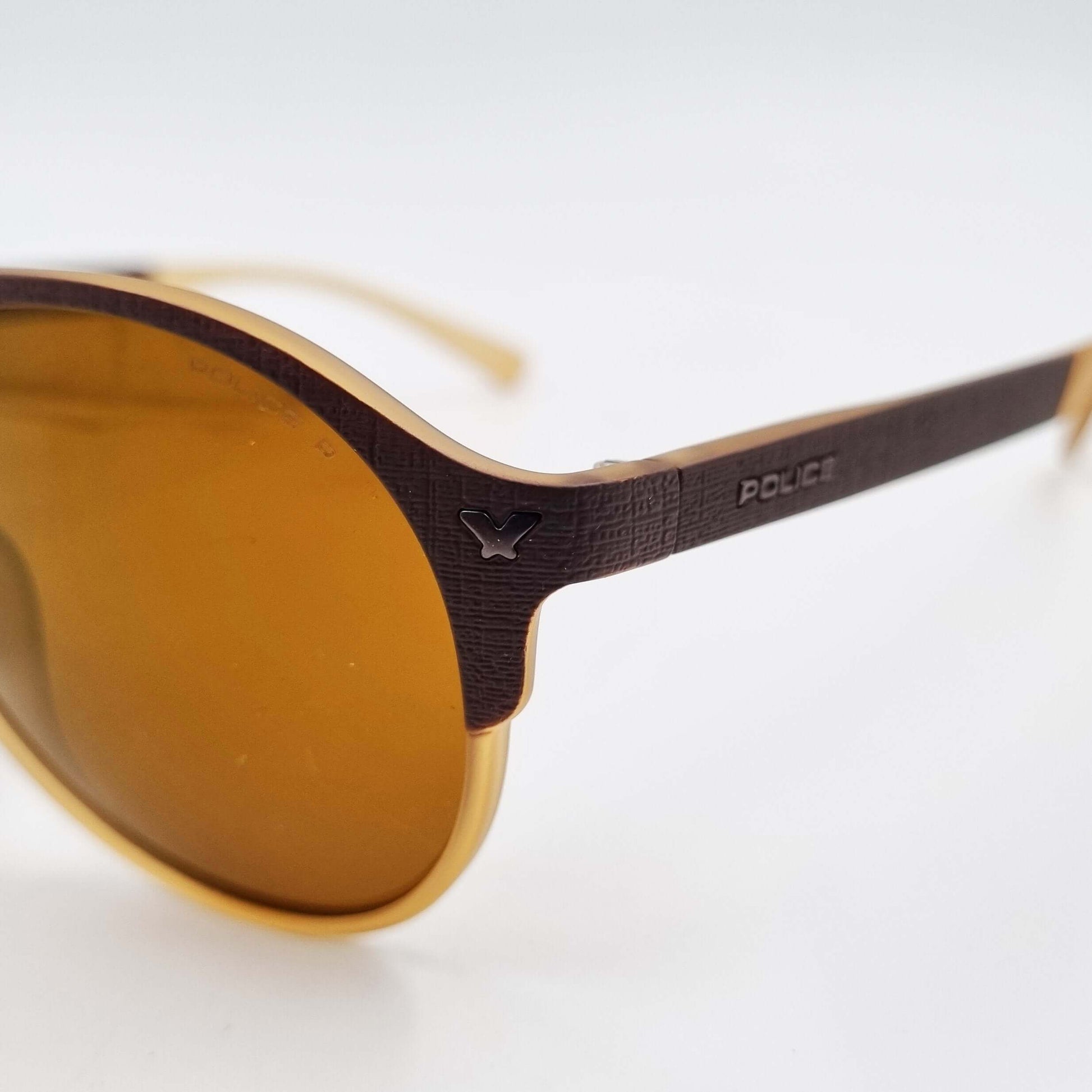 Lunettes de soleil: POLICE SPL163 Miroir marron/ gris