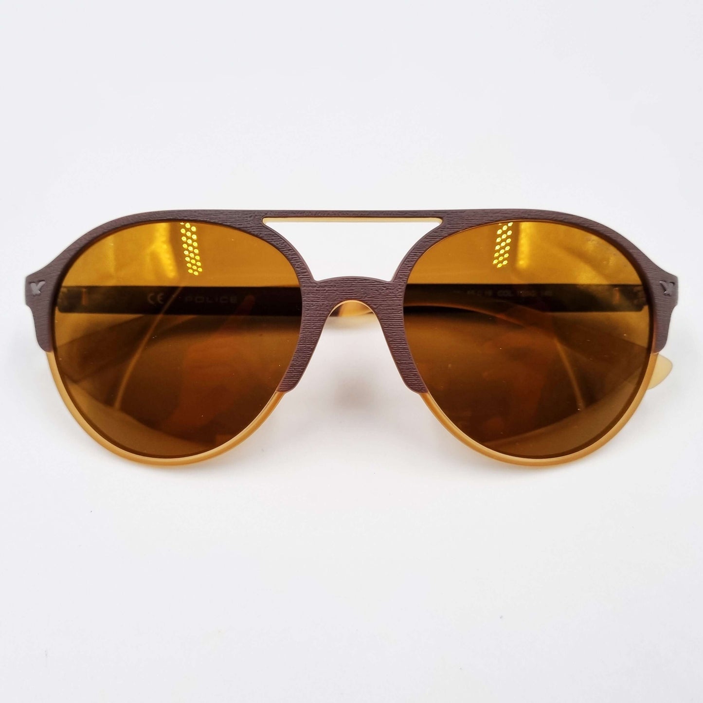 Lunettes de soleil: POLICE SPL163 Miroir marron/ gris