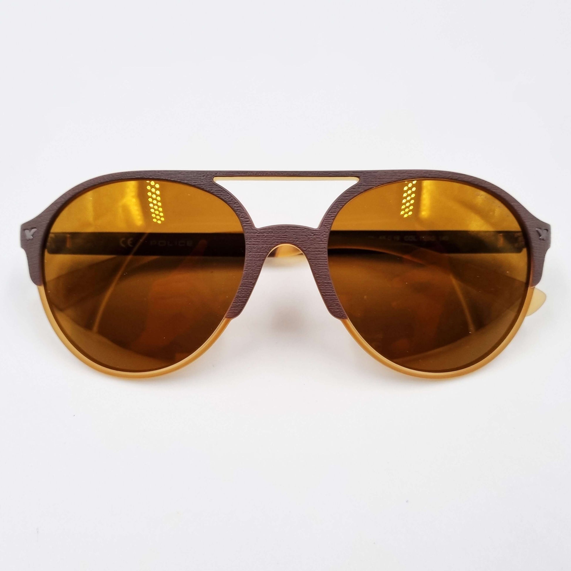 Lunettes de soleil: POLICE SPL163 Miroir marron/ gris