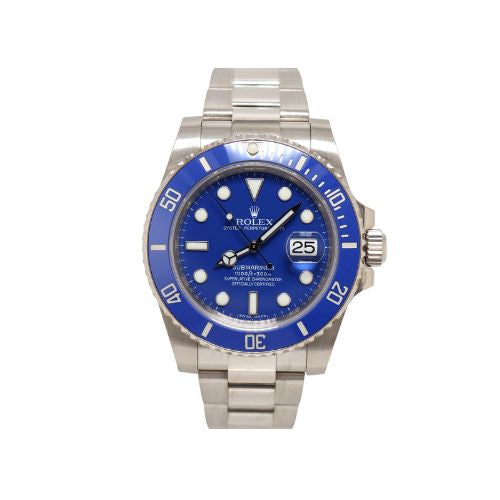 Rolex Submariner "Smurf" White Gold 40mm Blue