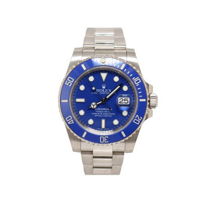 Rolex Submariner "Smurf" White Gold 40mm Blue