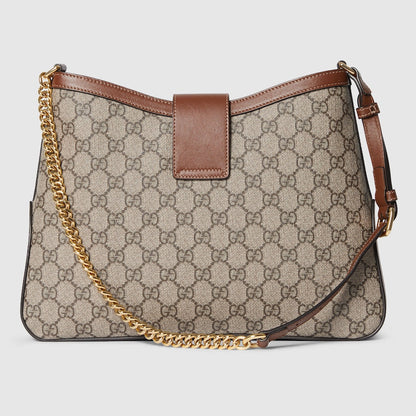 SAC BANDOULIÈRE GG EN CUIR DE TAILLE MOYENNE AVEC CADENAS