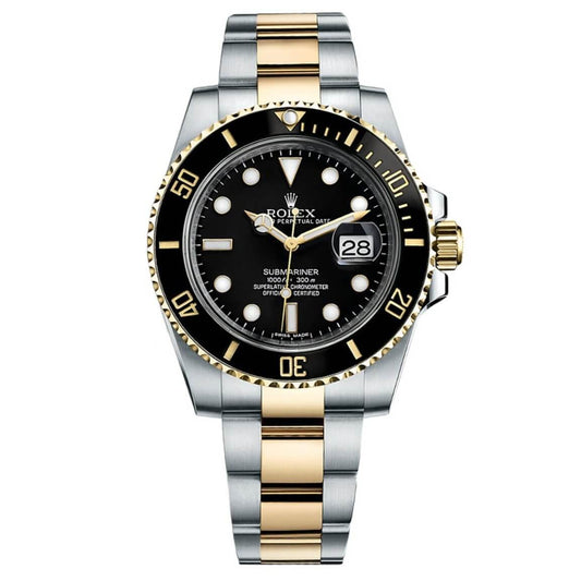 Rolex Submariner Golden Silver Black