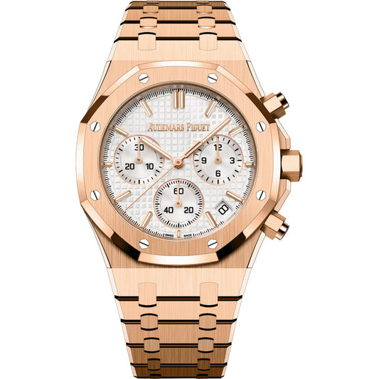 ROYAL OAK CHRONOGRAPHE-ROSE/BLANC