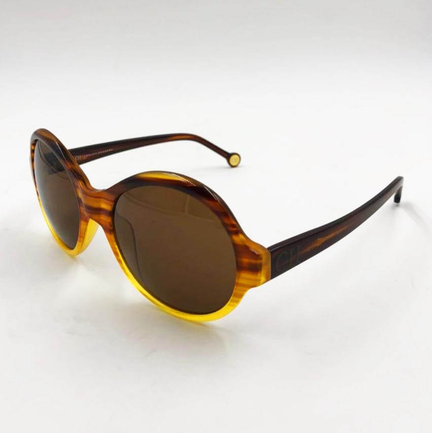 Lunettes de soleil: Carolina Herrera She515 Marron Griffé