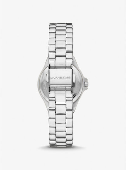 Montre Mk Lennox miniature argentée à pavé