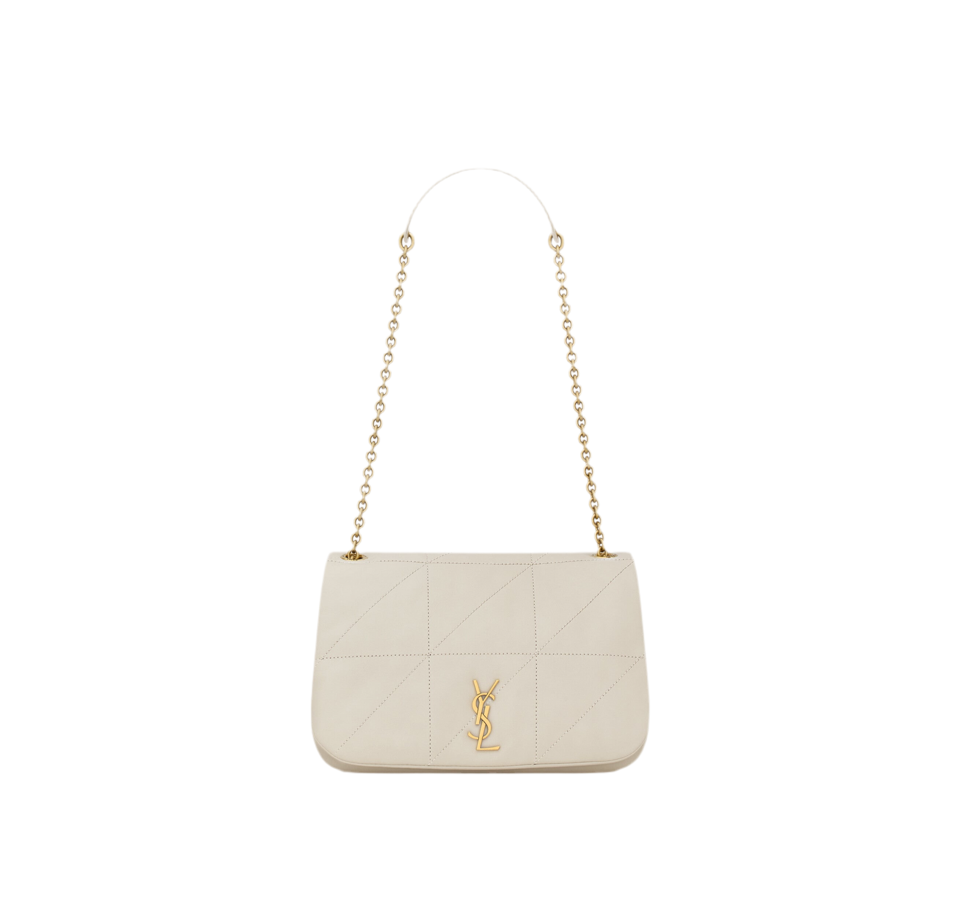 Sac Ysl JAMIE 4.3 SMALL EN D’AGNEAU Blanc