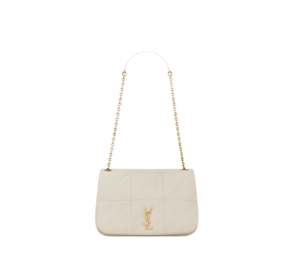 Sac Ysl JAMIE 4.3 SMALL EN D’AGNEAU Blanc