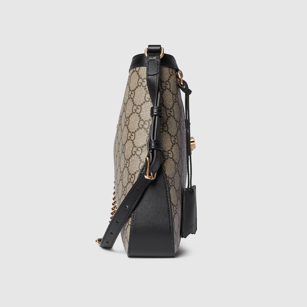 SAC BANDOULIÈRE GG EN CUIR DE TAILLE MOYENNE AVEC CADENAS