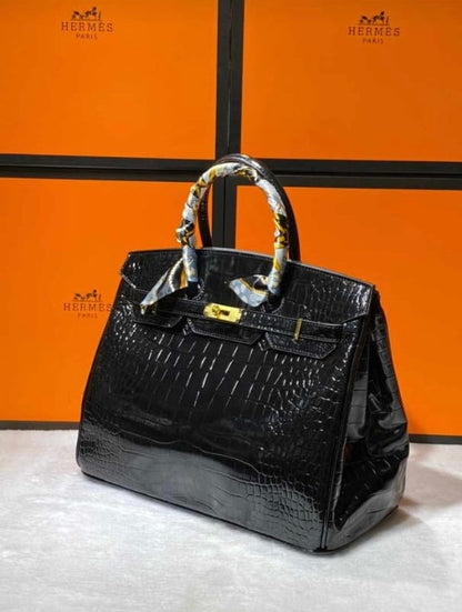 BIRKIN 35 HERMES CROCO NOIRE